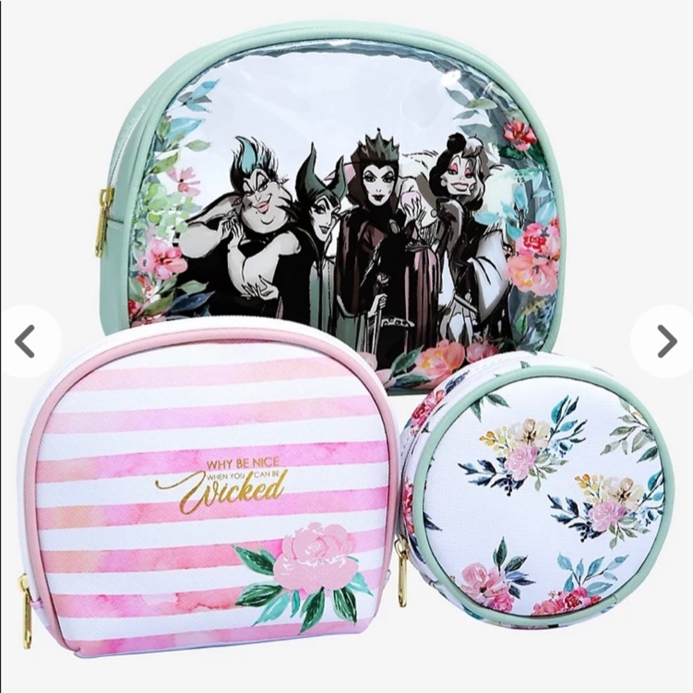 Disney Villains♠️Cosmetic Bag Set - Picture 3 of 8